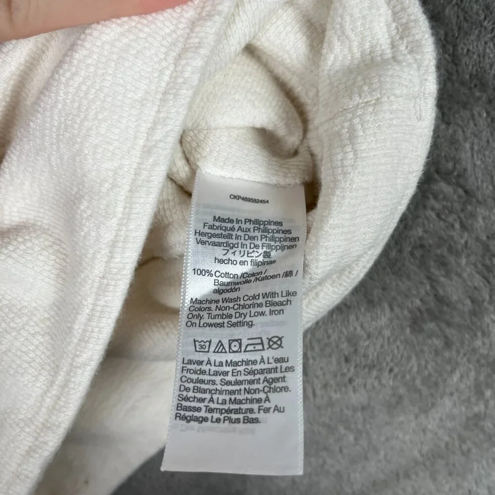 Madewell Knot Front Cutout Crop Tank Women’s S Lighthouse Sweetheart Minimalist - Picture 7 of 7